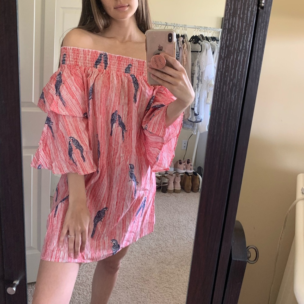 Off the shoulder cover up/top
